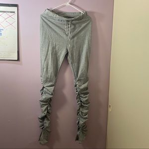 Grey “Stacked” Legging Pants
